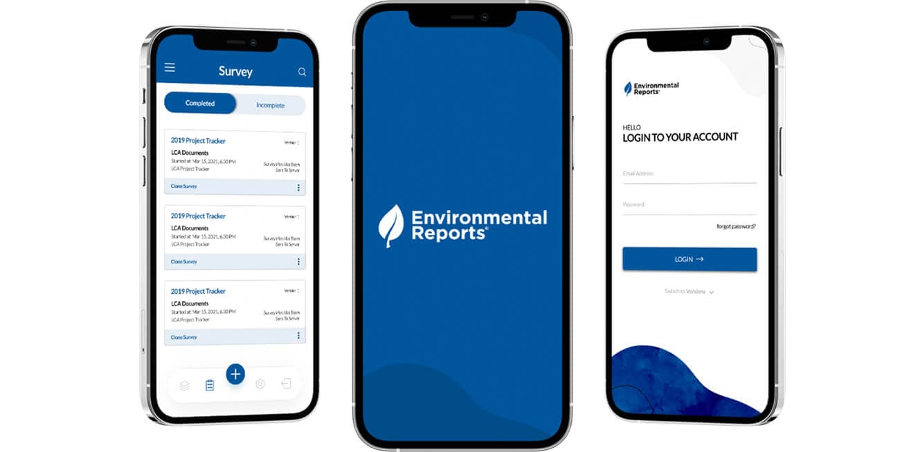 Environmental Reports - Mobile Application project