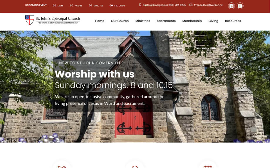 St. John's Episcopal Church's - Website project